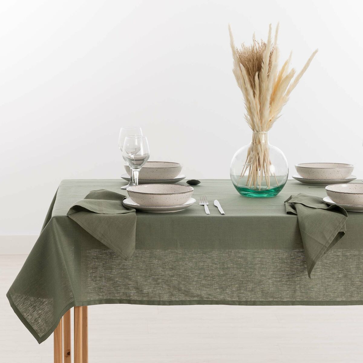 Față de Masă Belum Multicolor Verde militar 100 x 150 cm